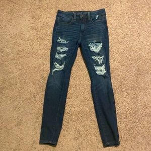 American eagle ripped jeans